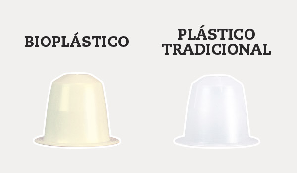 Bioplásticos, cápsulas de café
